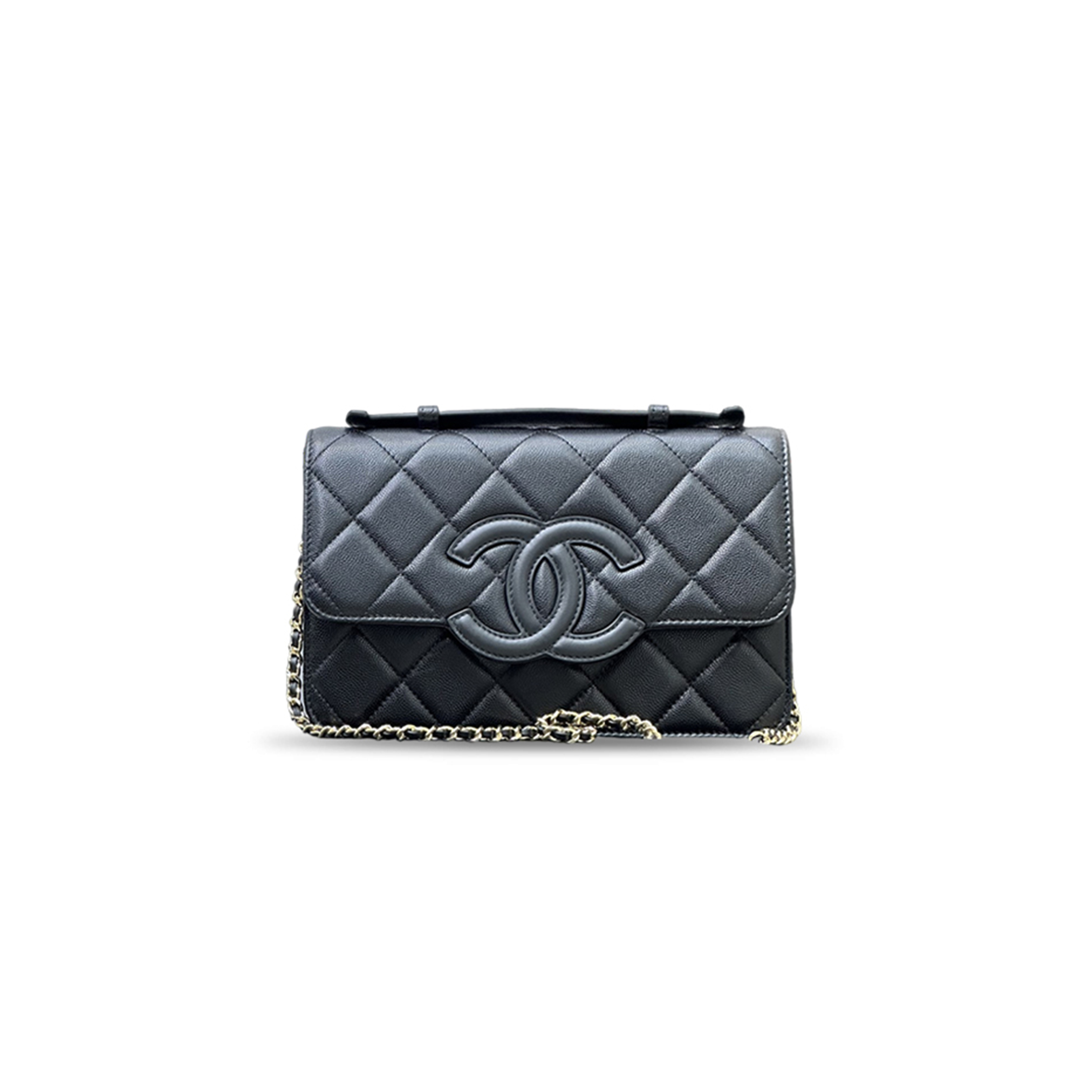 CHANEL DOUBLE C FLAP HANDBAG AS6554 (23.5*15*6cm)